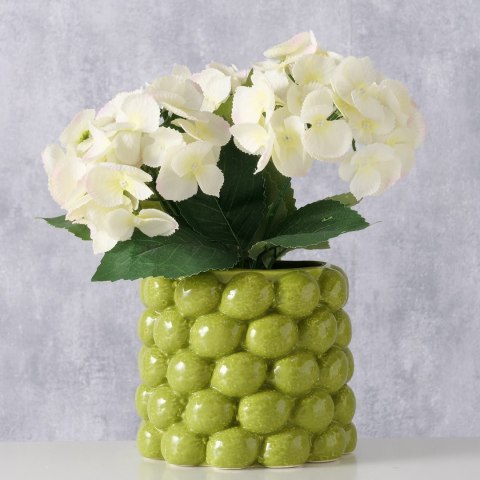 Porcelanowa donica Lime 16cm zielona