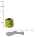 Porcelanowa donica Lime 16cm zielona