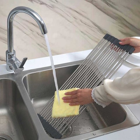 SUSZARKA OCIEKACZ ZWIJANY MATA STALOWA NA ZLEWOZMYWAK KINGHOFF KH-1903