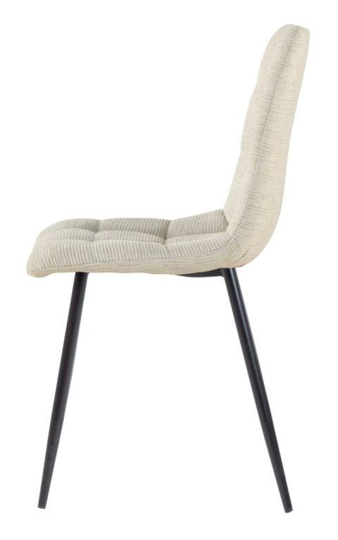 2 krzesła tapicerowane SELIA beż