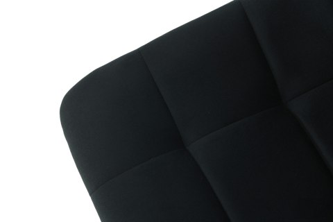 2 krzesła tapicerowane ZOLA czarne welwet