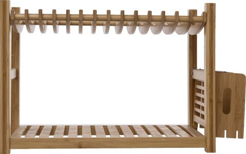 2-poziomowy bambusowy ociekacz do naczyń