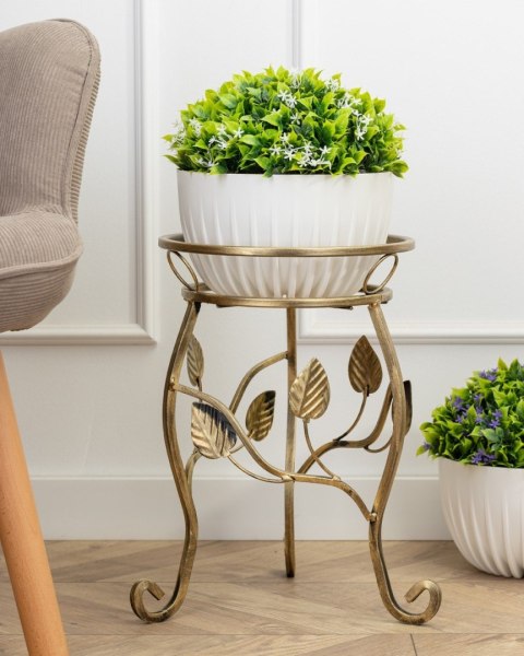 Kwietnik metalowy na jedną donicę Elmer