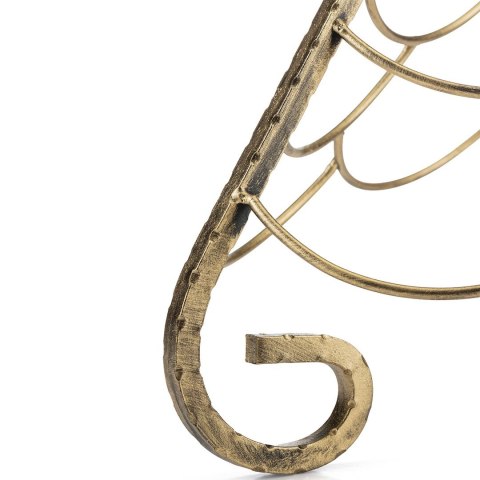 Kwietnik metalowy na jedną donicę Omri złoty