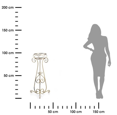Kwietnik złoty Fiorina 96 cm