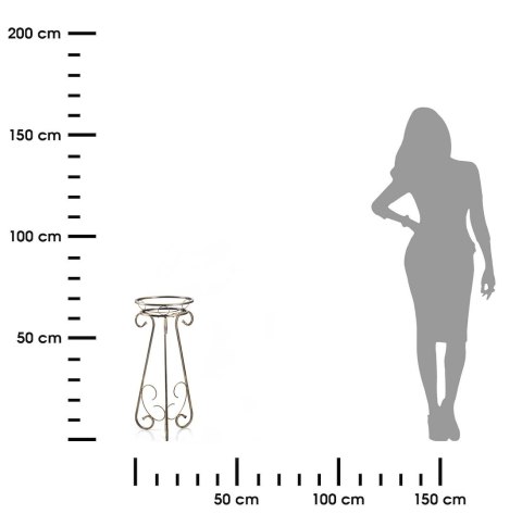 Kwietnik złoty Fiorina wysoki 66 cm