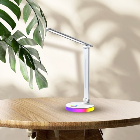 Lampka Biurkowa Bruno White 5W LED RGB