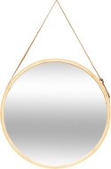Lustro ścienne okrągłe 50cm Marron