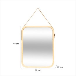 Lustro ścienne prostokątne 35x45 Marron1