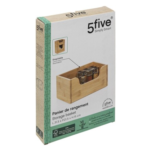 Mały bambusowy pojemnik organizer