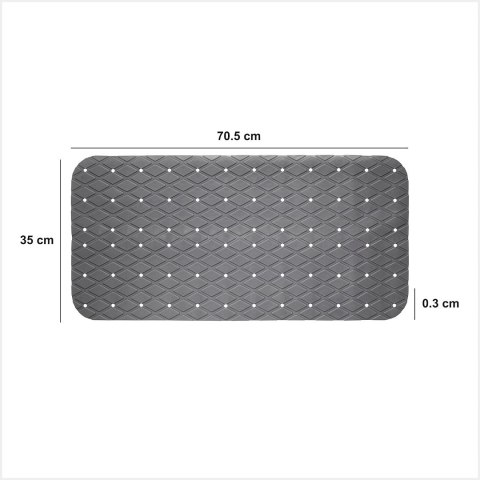 Mata antypoślizgowa 70x35 Szara
