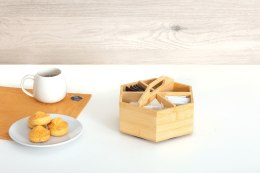 Obrotowe pudełko na herbatę 6 przegród