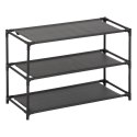 Półka na buty 3-poziomy czarna Intissa