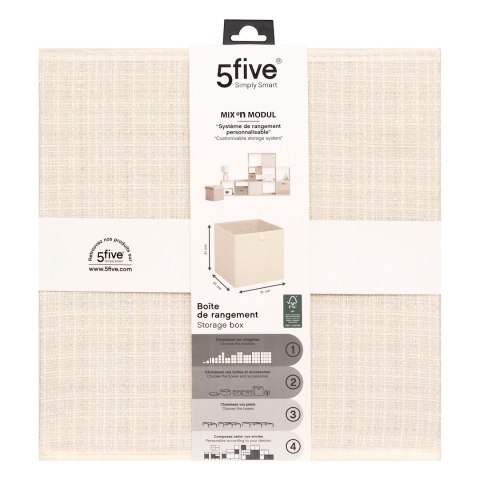 Pudełko do przechowywania Tweed Beige