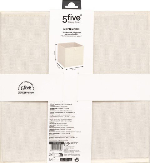 Pudełko do przechowywania Tweed Beige