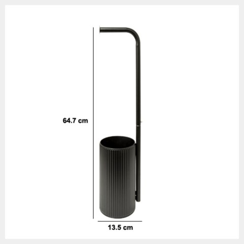 Stojak na papier toaletowy Ardoise Black