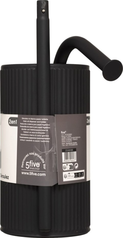 Stojak na papier toaletowy Ardoise Black