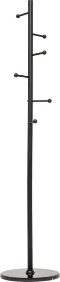 Wieszak na ubrania stojący czarny marmur