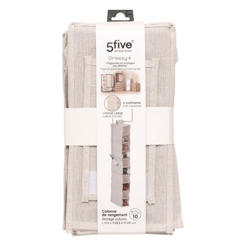 Wiszący organizer na buty beżowy Dressy