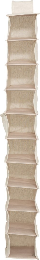 Wiszący organizer na buty beżowy Dressy