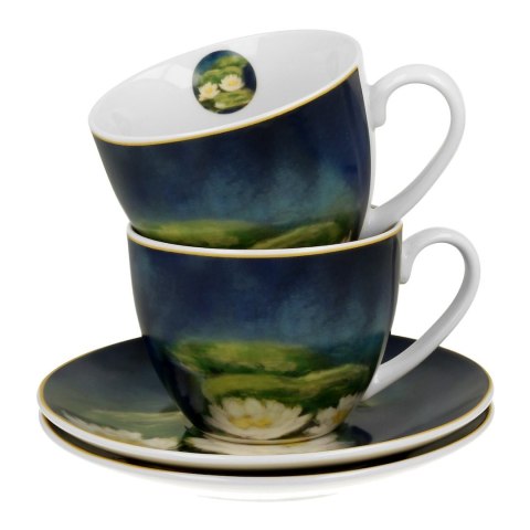 Zestaw 2 filiżanek Monet Nenufars 270 ml