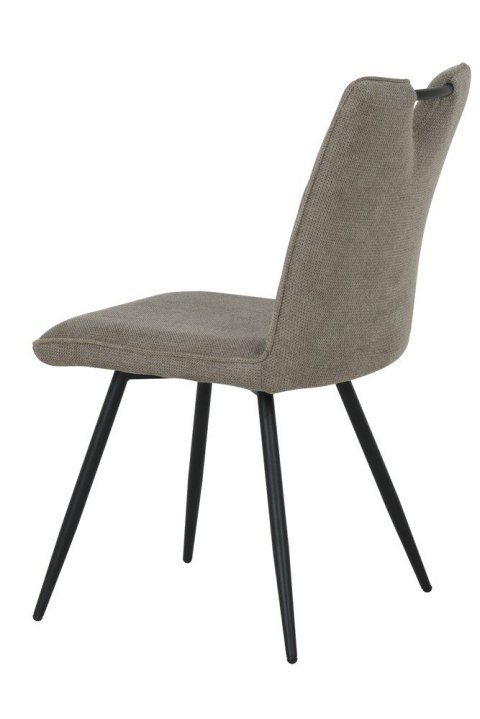 2 krzesła tapicerowane DALIA ciemnobeżowe