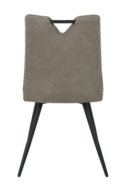 2 krzesła tapicerowane DALIA ciemnobeżowe