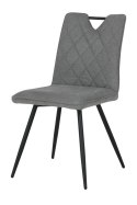 2 krzesła tapicerowane DALIA szare