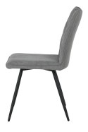 2 krzesła tapicerowane DALIA szare