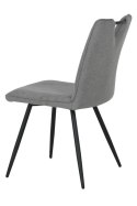 2 krzesła tapicerowane DALIA szare