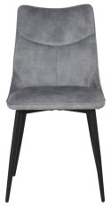 2 krzesła tapicerowane IVY ciemnoszare
