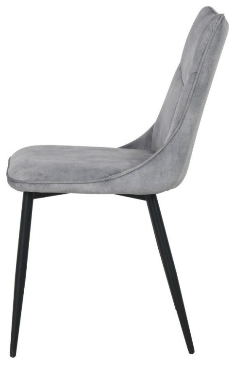 2 krzesła tapicerowane IVY ciemnoszare