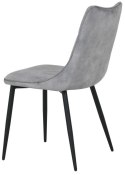 2 krzesła tapicerowane IVY ciemnoszare