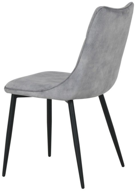 2 krzesła tapicerowane IVY ciemnoszare