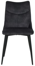 2 krzesła tapicerowane IVY czarne