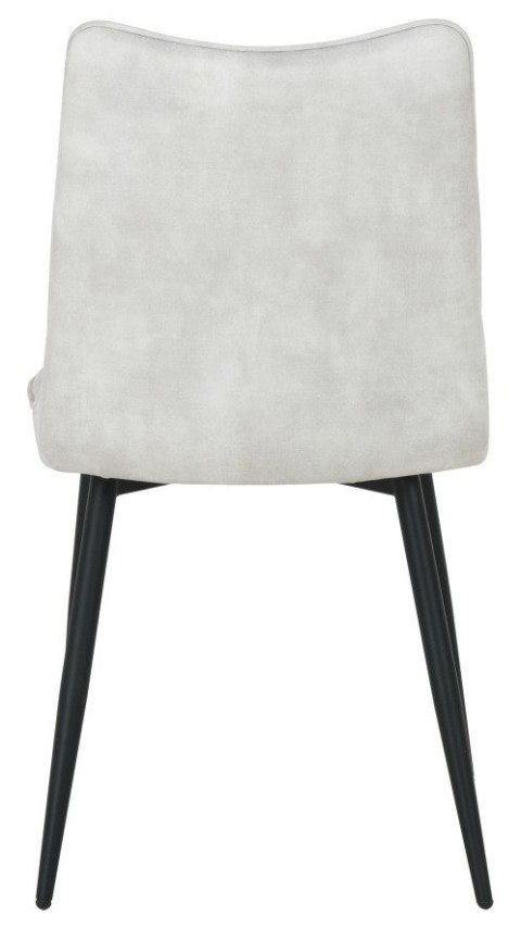 2 krzesła tapicerowane IVY jasnoszare