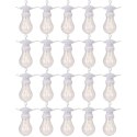 GIRLANDA OGRODOWA PARTY LIGHT 20LED A60 BIAŁY KABEL