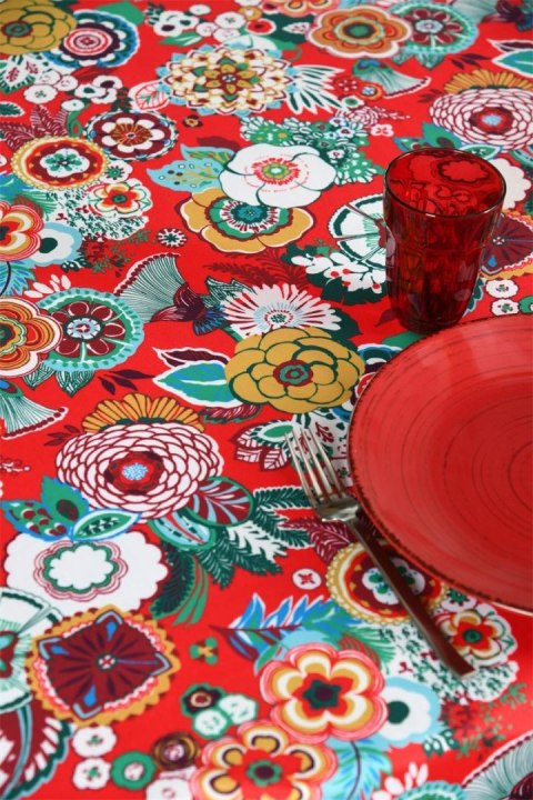 Obrus ogrodowy GIPSY kwiaty 140x240 cm