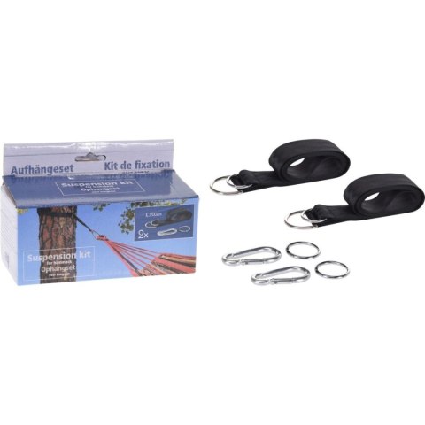 PASY TAŚMY UCHWYTY KARABIŃCZYKI ZAWIESZENIE MOCOWANIE DO HAMAKA HUŚTAWKI PROGARDEN