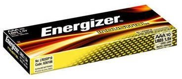 Baterie ENERGIZER Alkaliczna AAA (LR03, R03, 24A, MN2400, AM4, UM4, HP16) 10 szt. 636106