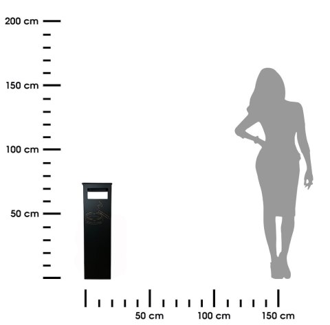 Popielniczka z koszem na śmieci