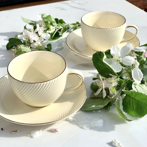 Zestaw 2 filiżanek Ecru Ice Cream 220 ml