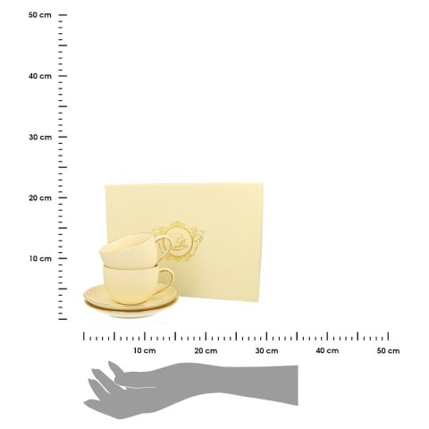 Zestaw 2 filiżanek Ecru Ice Cream 220 ml