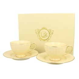 Zestaw 2 filiżanek Ecru Nina 220 ml