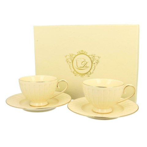 Zestaw 2 filiżanek Ecru Nina 220 ml