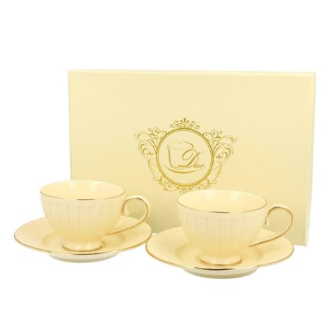 Zestaw 2 filiżanek do espresso Ecru Nina 120 ml