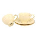 Zestaw 2 filiżanek do espresso Ecru Nina 120 ml