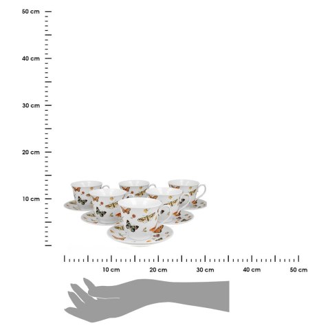 Zestaw 6 filiżanek Crocus Butterflies 250 ml
