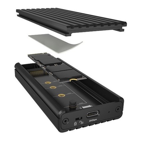 Obudowa IB-1917M-C32a NVMe USB 3.2 Gen 2x2, 20 Gbit/s
