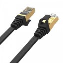 Patchcord CAT.7 SSTP (8P8C) RJ45; 3m; płaski; C1897BK-3M